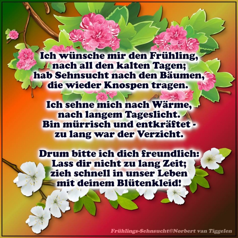 Frühlings-Sehnsucht