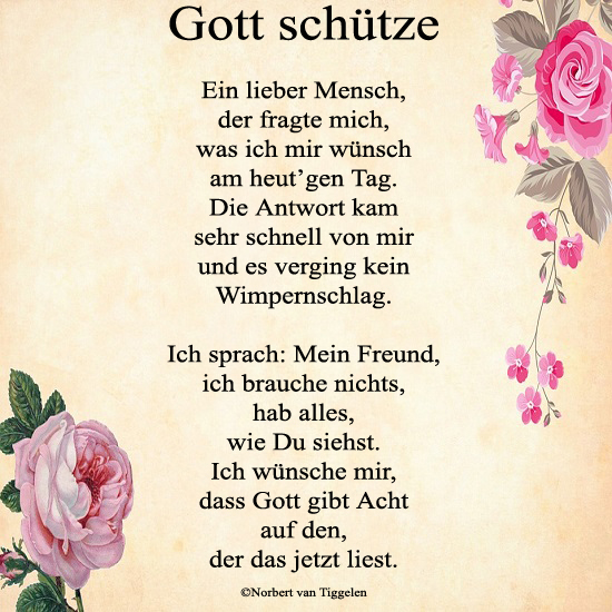 Gott schütze